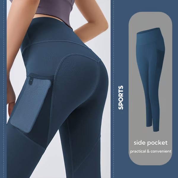 Haven High Waisted Leggings | Tummy Control, Side Pockets 10
