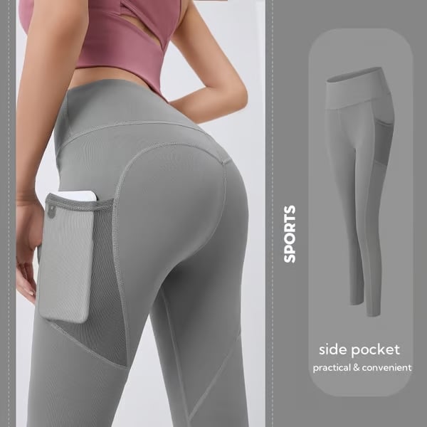 Haven High Waisted Leggings | Tummy Control, Side Pockets 16