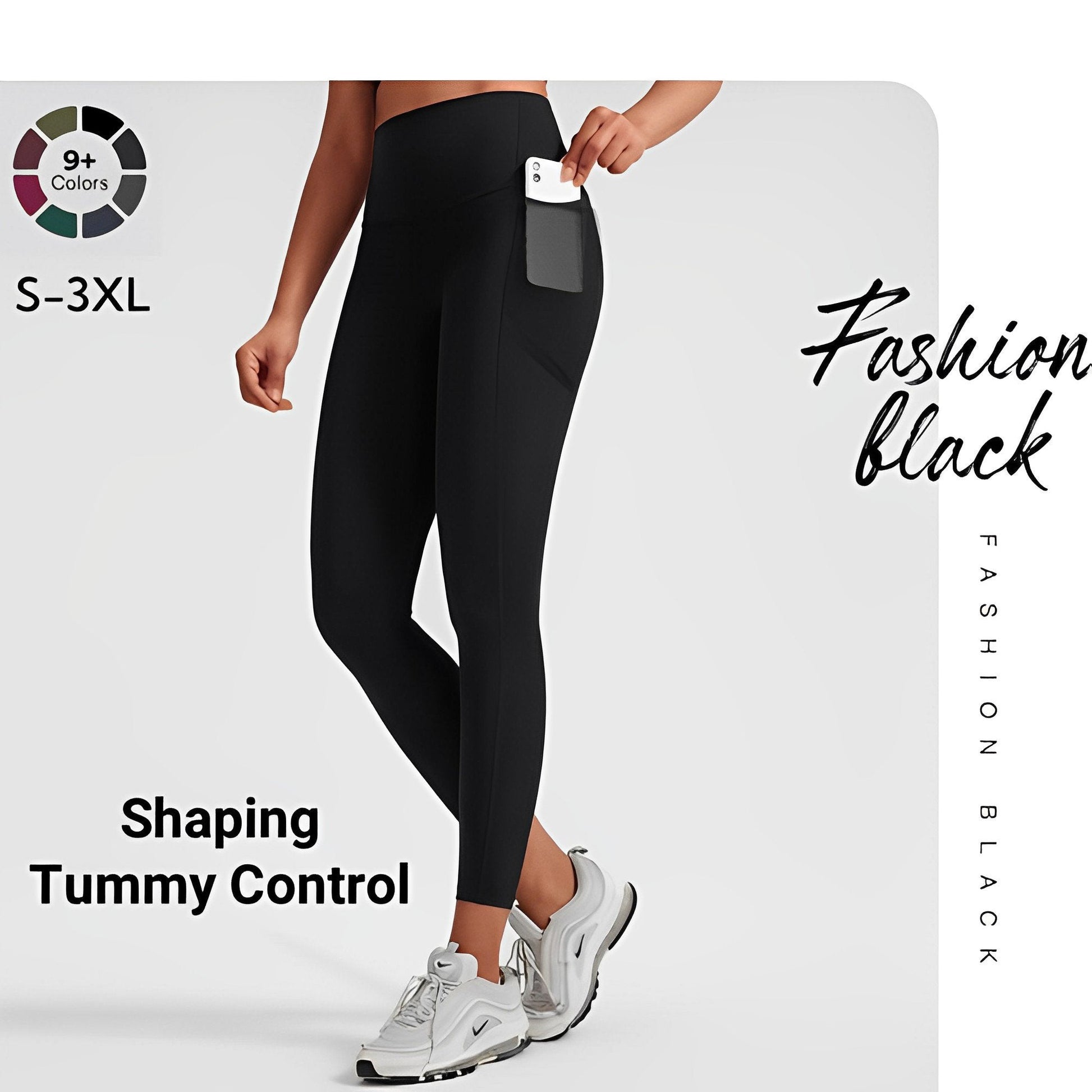 Haven High Waisted Leggings | Tummy Control, Side Pockets 2
