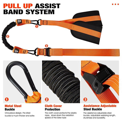 Hercules Pull Up Assist Band | Heavy-Duty, Dual-Foot Design for Assisted Pull Ups 7
