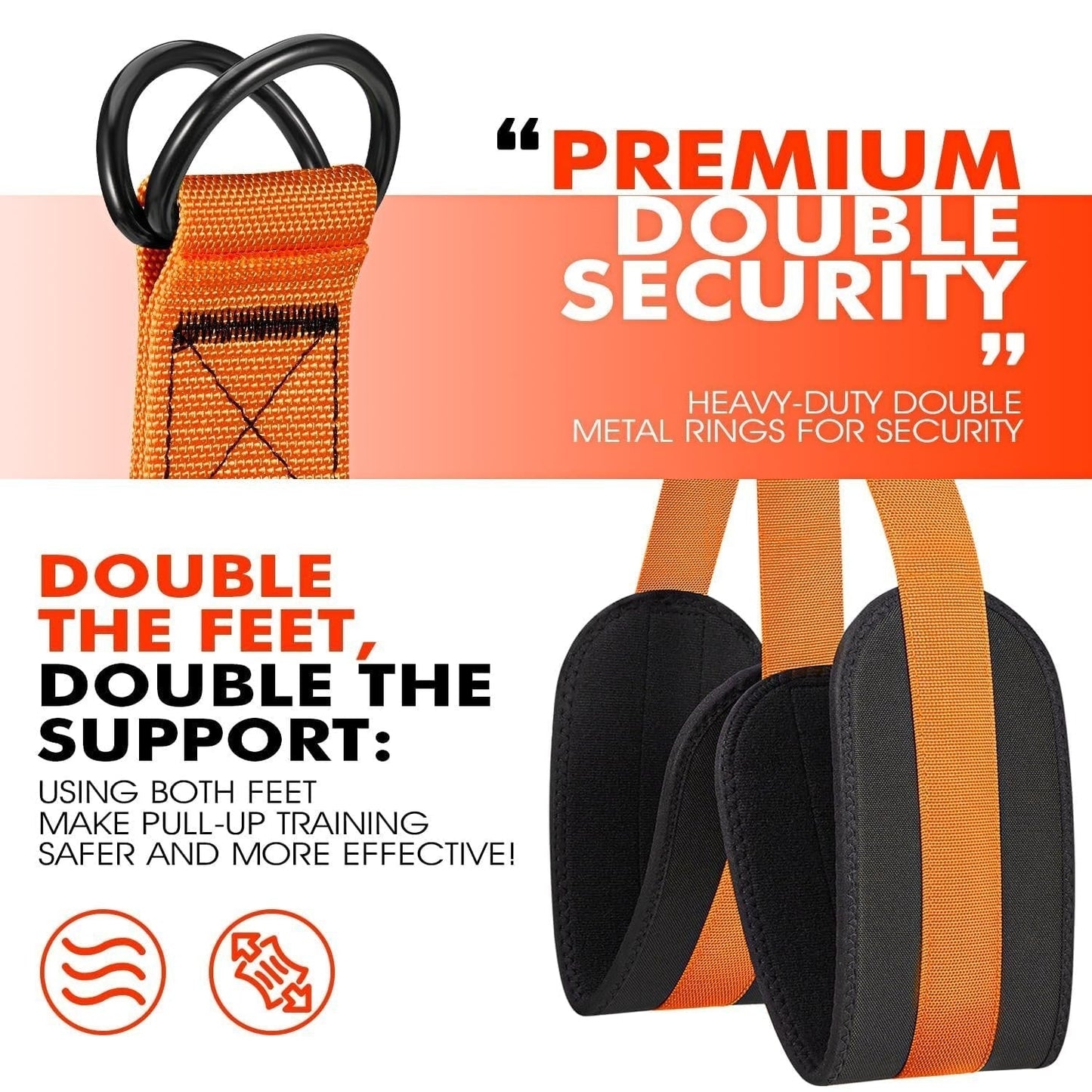 Hercules Pull Up Assist Band | Heavy-Duty, Dual-Foot Design for Assisted Pull Ups 8