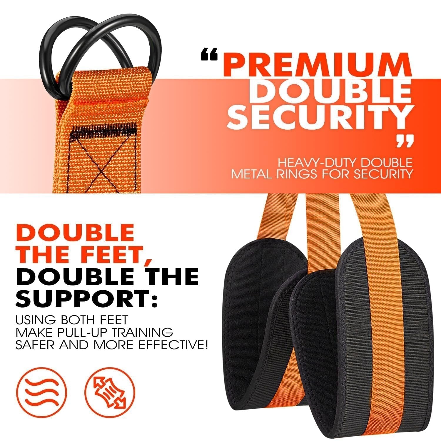Hercules Pull Up Assist Band | Heavy-Duty, Dual-Foot Design for Assisted Pull Ups 8