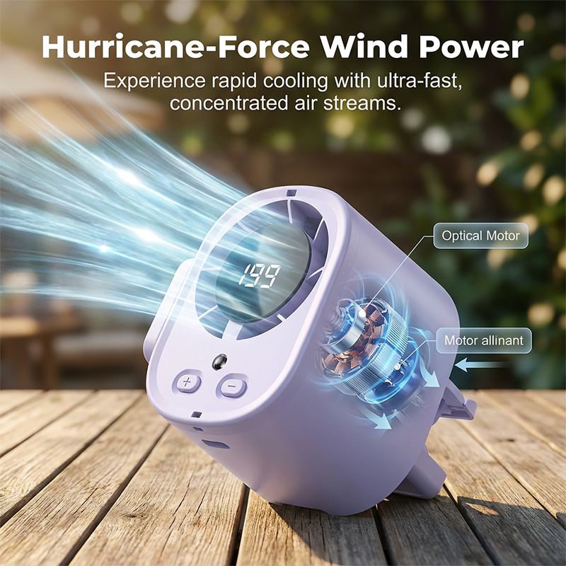 Hurricane Mini Fan | High-Speed Brushless Motor 1