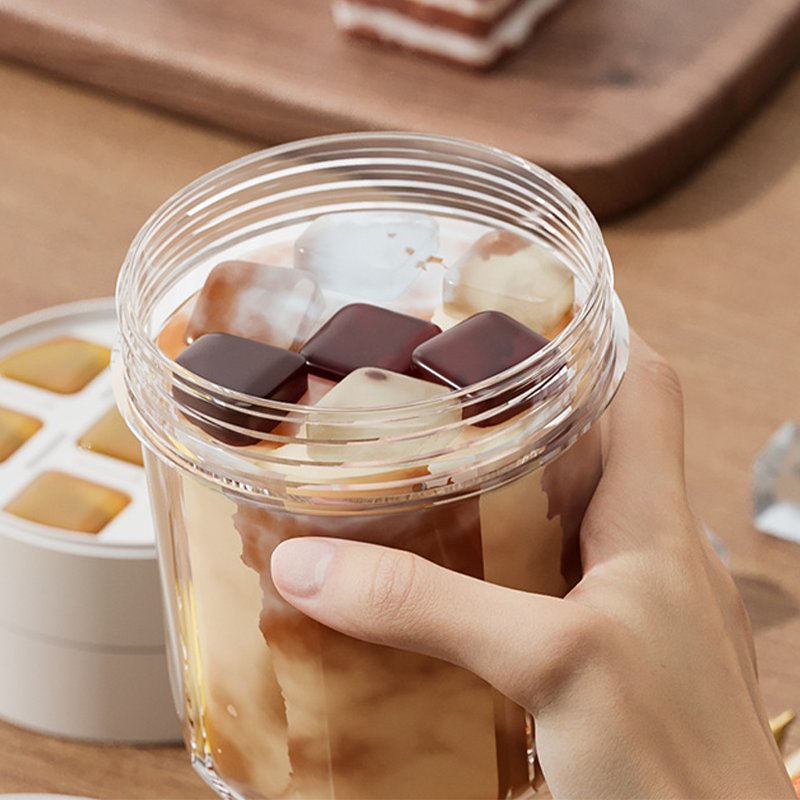 Iced Coffee Companion | All-in-One Travel Cup with Ice Tray 5