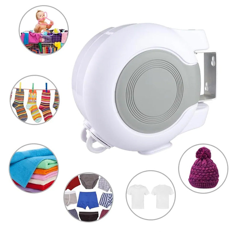 InvisiLine Retractable Clothesline | Double-Line, Indoor/Outdoor Use, Telescopic Design 1