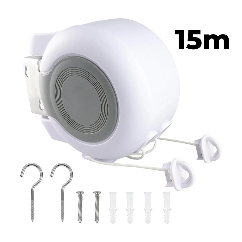 InvisiLine Retractable Clothesline | Double-Line, Indoor/Outdoor Use, Telescopic Design 9