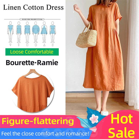 Jade Maxi Dress | Linen Cotton, Japanese Style, Elegant Design 0