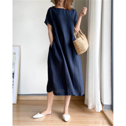 Jade Maxi Dress | Linen Cotton, Japanese Style, Elegant Design 2