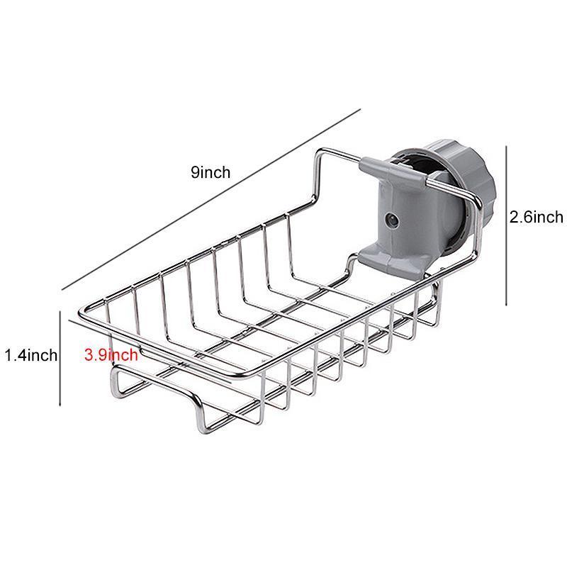 Kira Sink Organizer Rack | Stainless Steel, Easy Installation 0