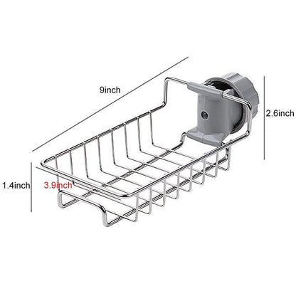 Kira Sink Organizer Rack | Stainless Steel, Easy Installation 0