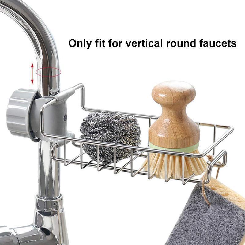 Kira Sink Organizer Rack | Stainless Steel, Easy Installation 4