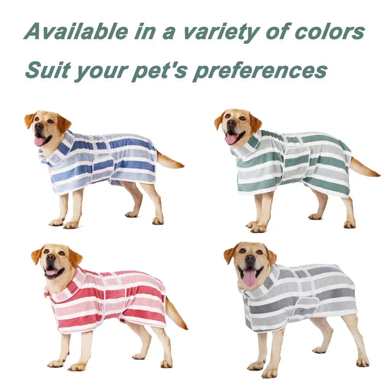 Koda Dog Bathrobe | Super Absorbent Microfiber 1
