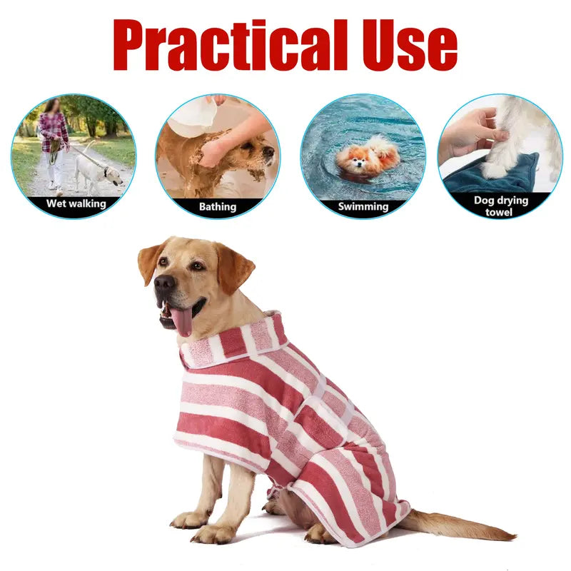 Koda Dog Bathrobe | Super Absorbent Microfiber 2