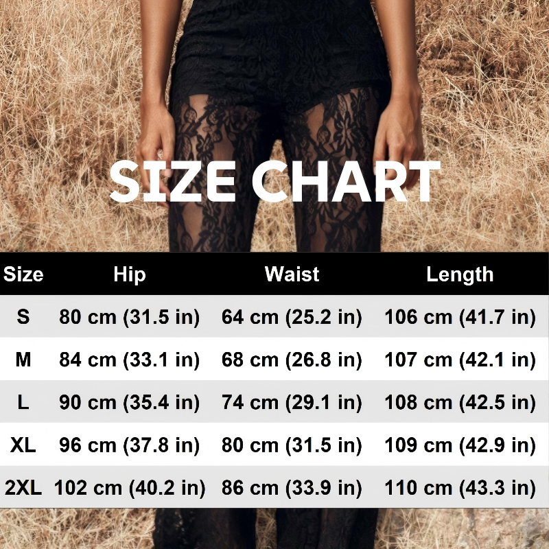 Lara Flare Pants | High-Waisted, Elegant Lace Overlay 6