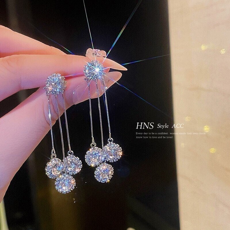 Lara Petal Earrings | Hypoallergenic Gold Plated, Zirconia Sparkle for Women 0