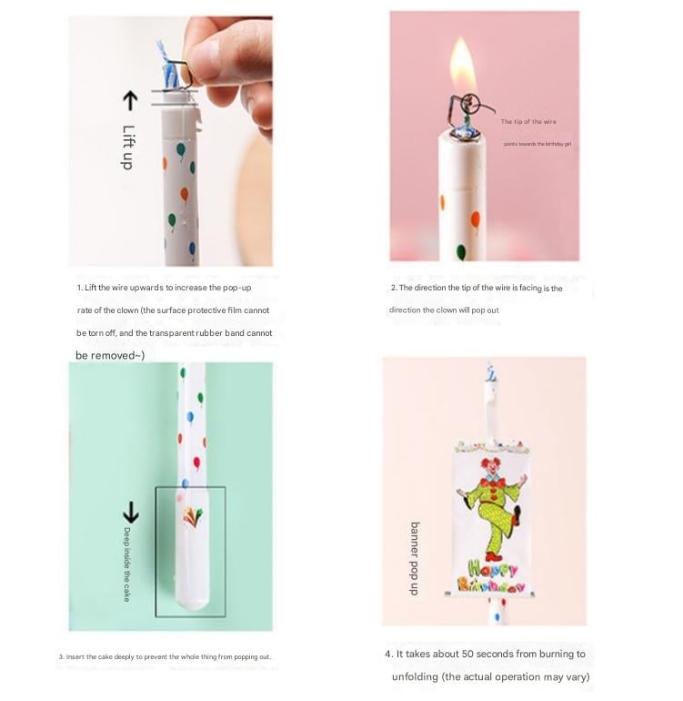 Luma Birthday Candle | Magical Fan-Powered Birthday Cake Candle 6