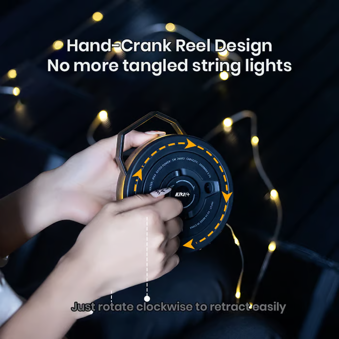 Luma Camping Light | Retractable Lantern & String Lights 2