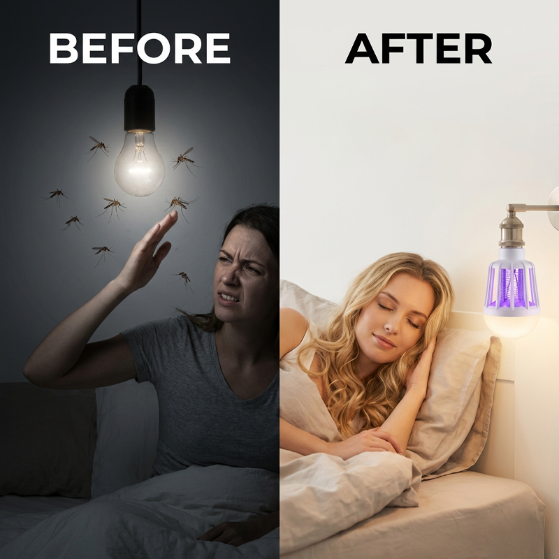 Lumo Bug Zapper Lamp | 2-in-1 LED, Silent Operation, Indoor/Outdoor Use 2