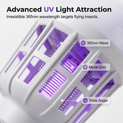 Lumo Bug Zapper Lamp | 2-in-1 LED, Silent Operation, Indoor/Outdoor Use 3