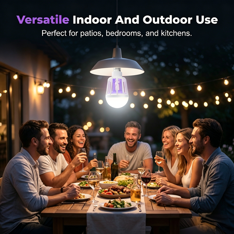 Lumo Bug Zapper Lamp | 2-in-1 LED, Silent Operation, Indoor/Outdoor Use 6