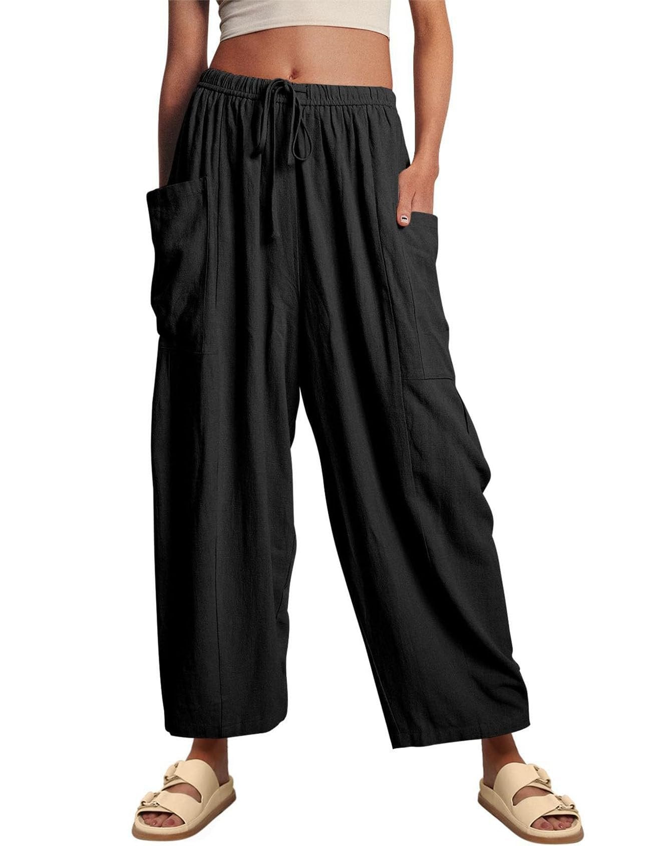 Luna Linen Pants | Lightweight, High-Waisted 12