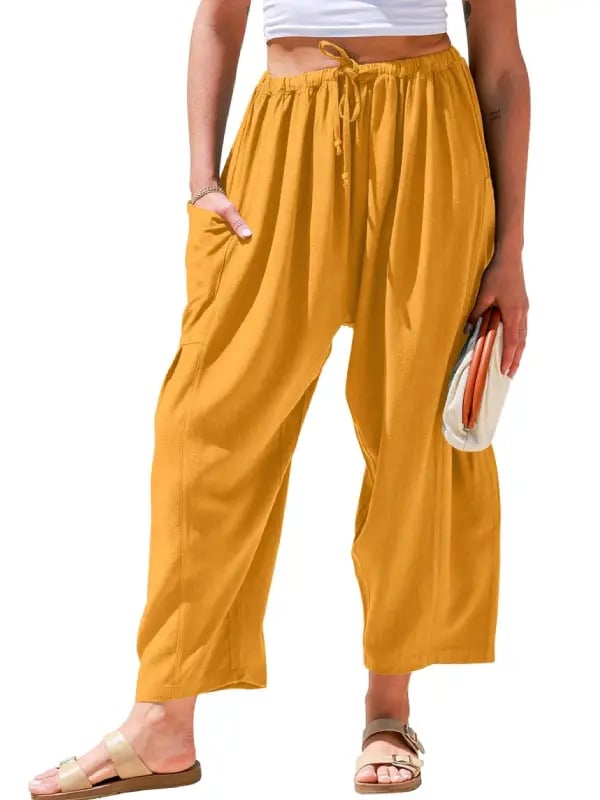 Luna Linen Pants | Lightweight, High-Waisted 18