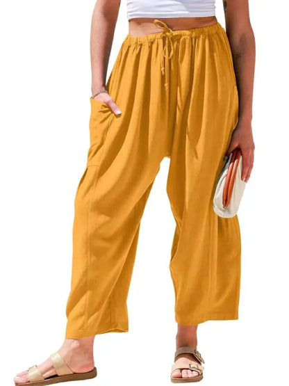 Luna Linen Pants | Lightweight, High-Waisted 18