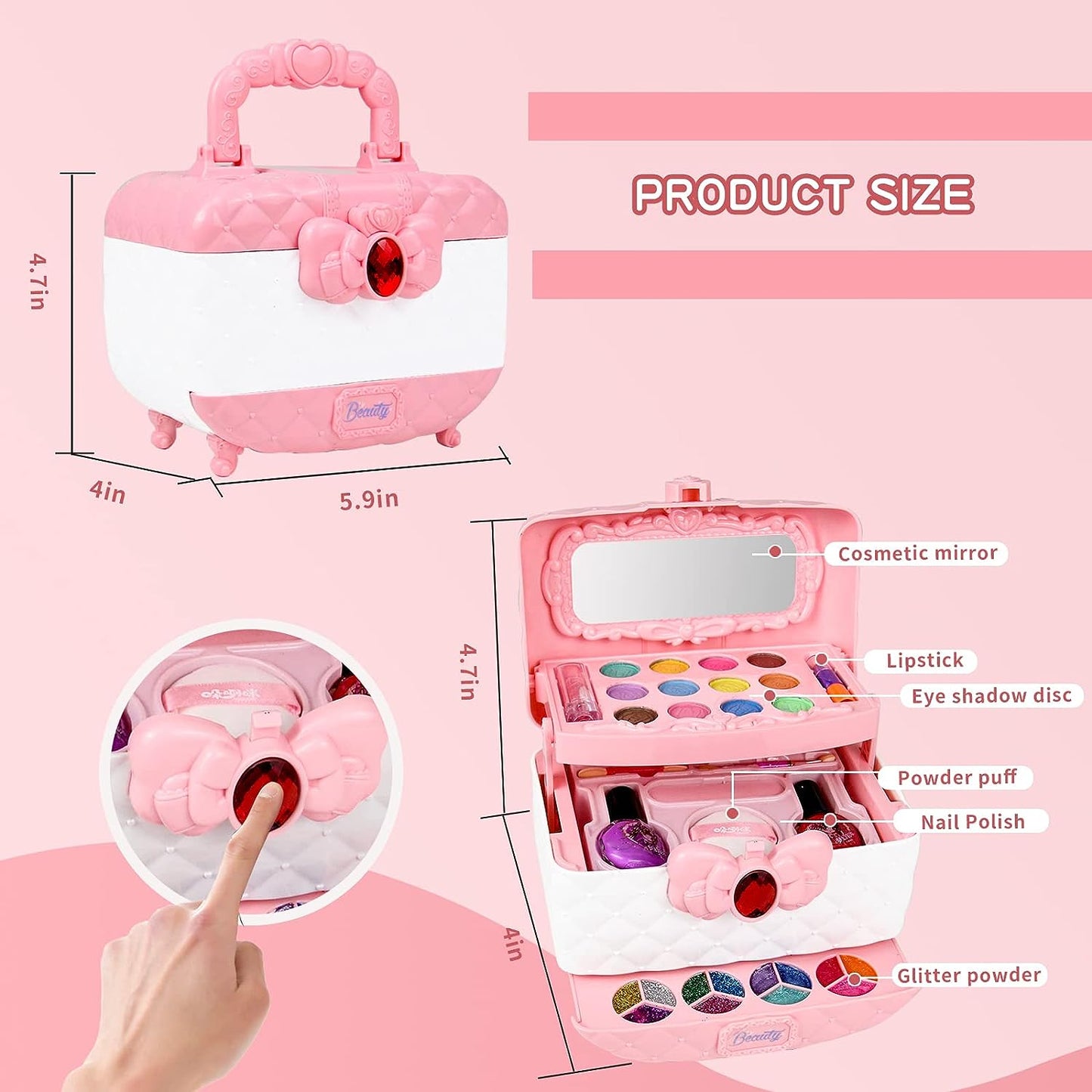 Luna Makeup Kit | Non-Toxic, Washable Play Set 3