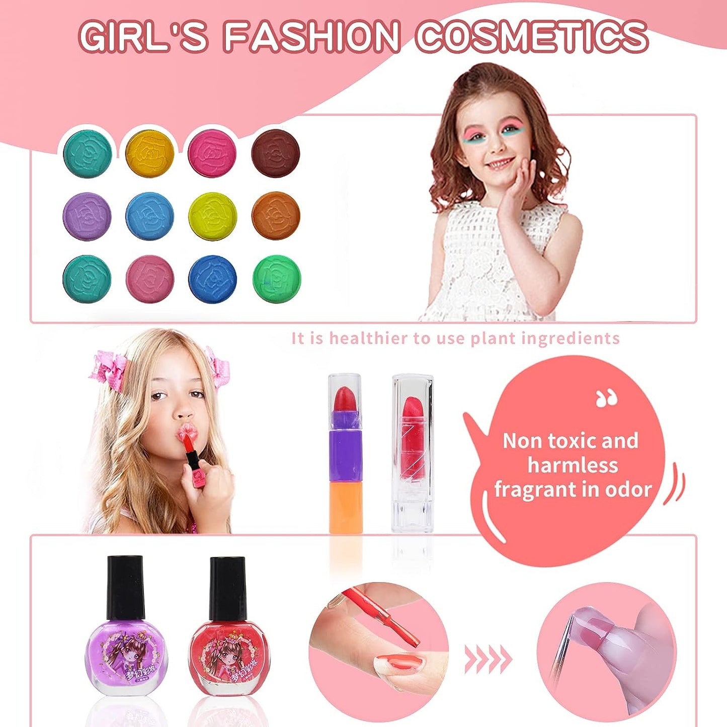 Luna Makeup Kit | Non-Toxic, Washable Play Set 4