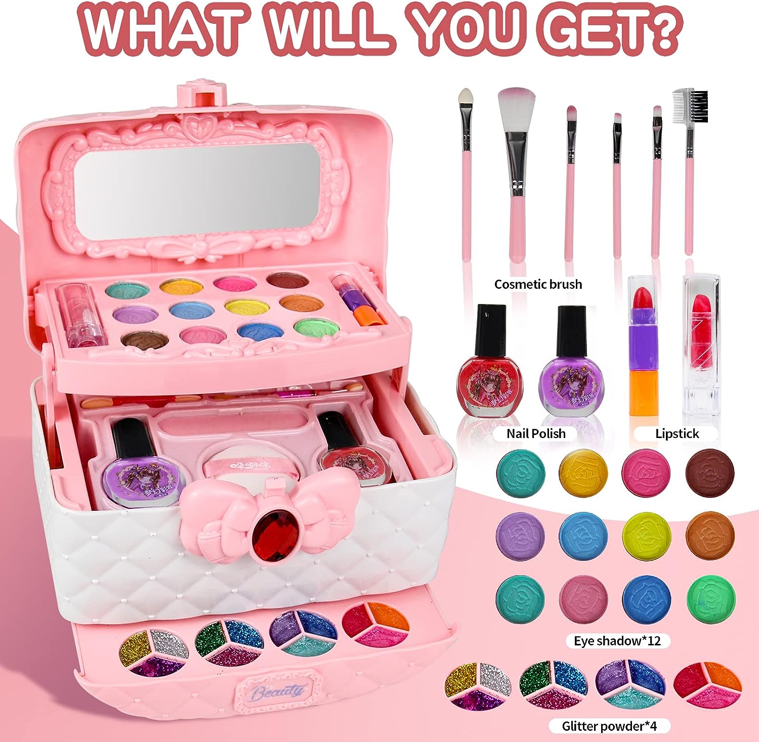 Luna Makeup Kit | Non-Toxic, Washable Play Set 5