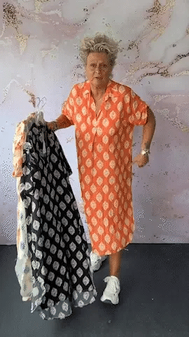 Luna Printed Shirt Dress | Comfortable Loose Fit 1