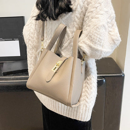 Luxe Bucket Bag | Large Capacity Faux Leather 2