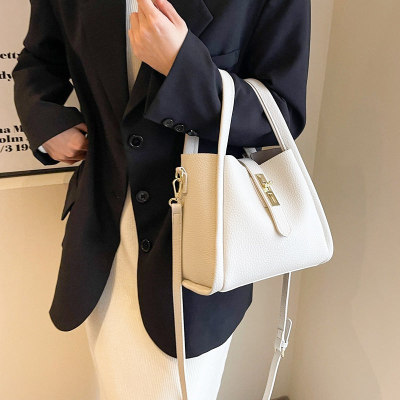 Luxe Bucket Bag | Large Capacity Faux Leather 5