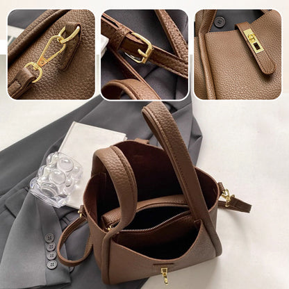 Luxe Bucket Bag | Large Capacity Faux Leather 6