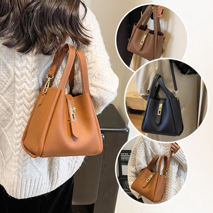 Luxe Bucket Bag | Large Capacity Faux Leather 7