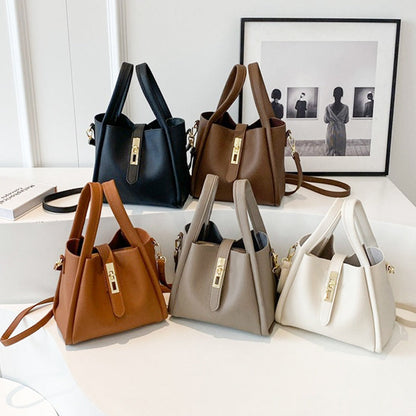Luxe Bucket Bag | Large Capacity Faux Leather 8
