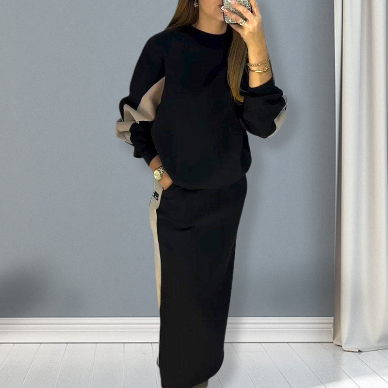 Luxe Color Block Women's Set | Comfortable Loungewear, Two Piece Set 0
