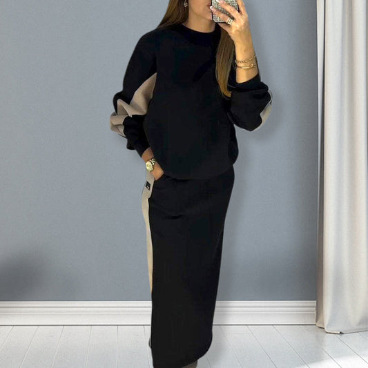 Luxe Color Block Women's Set | Comfortable Loungewear, Two Piece Set 0