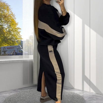 Luxe Color Block Women's Set | Comfortable Loungewear, Two Piece Set 3