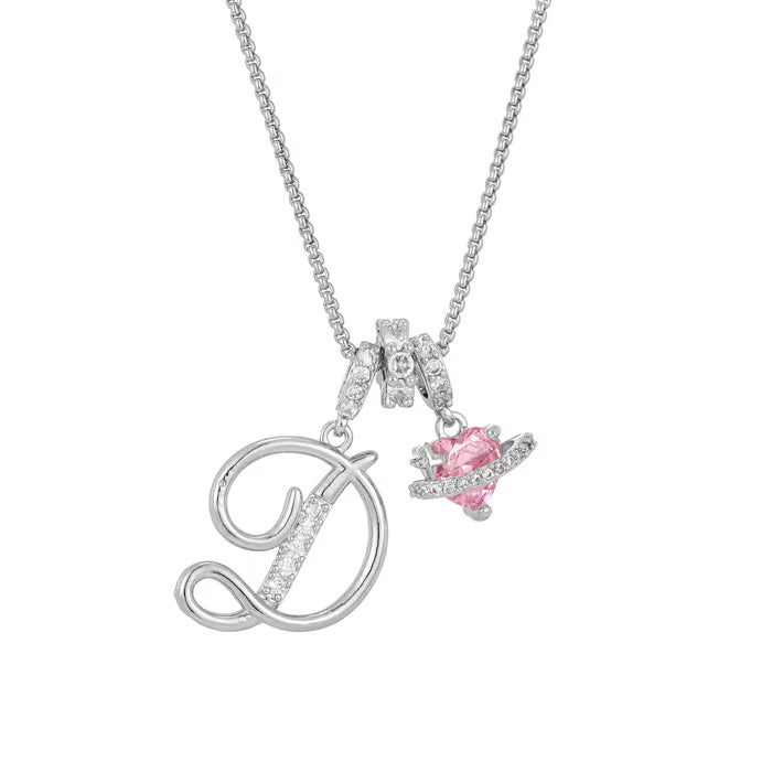 Luxe Initial Pendant Necklace | 3-Layer Gold Design with Adjustable Length 15