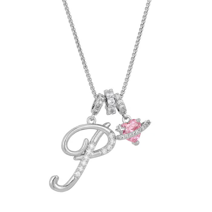 Luxe Initial Pendant Necklace | 3-Layer Gold Design with Adjustable Length 16