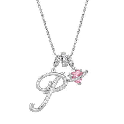 Luxe Initial Pendant Necklace | 3-Layer Gold Design with Adjustable Length 16
