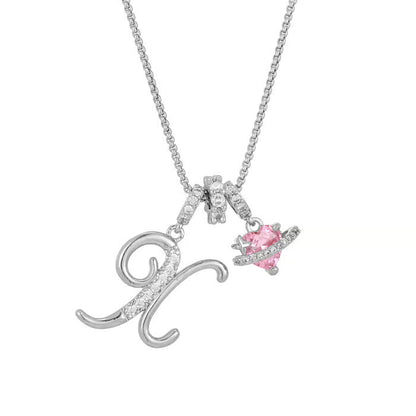 Luxe Initial Pendant Necklace | 3-Layer Gold Design with Adjustable Length 17