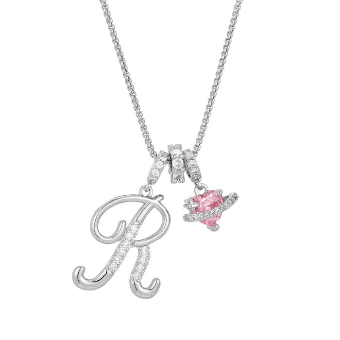 Luxe Initial Pendant Necklace | 3-Layer Gold Design with Adjustable Length 20