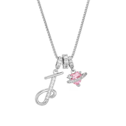 Luxe Initial Pendant Necklace | 3-Layer Gold Design with Adjustable Length 23