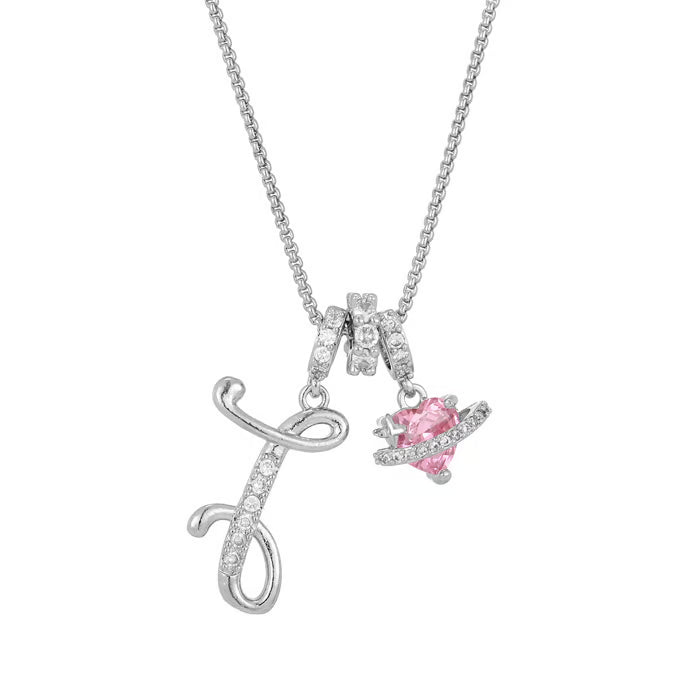 Luxe Initial Pendant Necklace | 3-Layer Gold Design with Adjustable Length 28