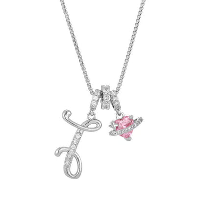Luxe Initial Pendant Necklace | 3-Layer Gold Design with Adjustable Length 28