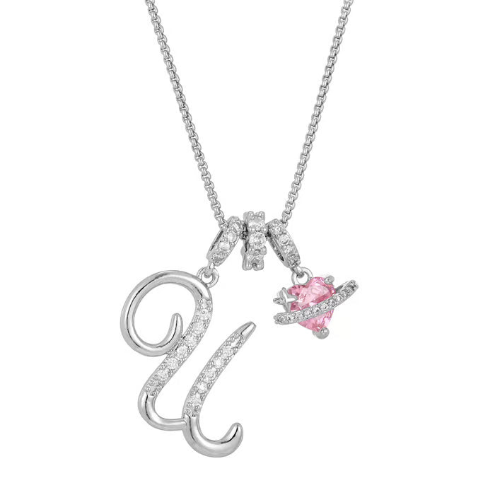 Luxe Initial Pendant Necklace | 3-Layer Gold Design with Adjustable Length 30