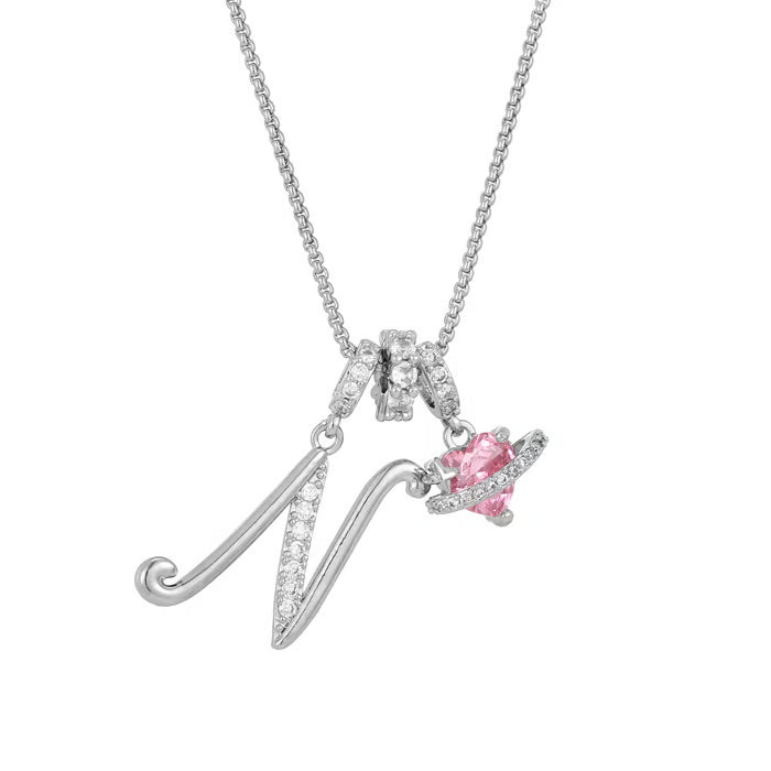 Luxe Initial Pendant Necklace | 3-Layer Gold Design with Adjustable Length 34