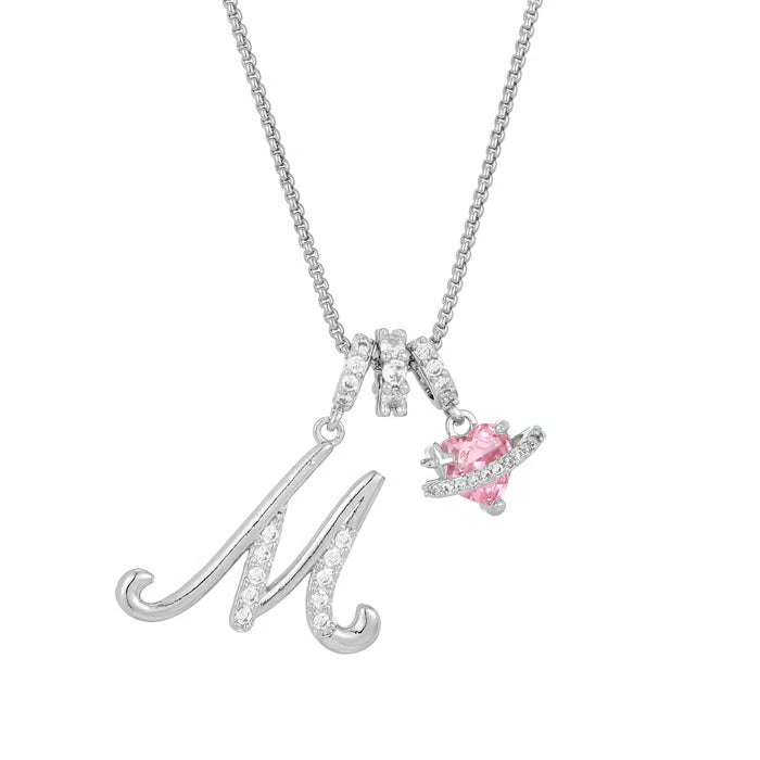 Luxe Initial Pendant Necklace | 3-Layer Gold Design with Adjustable Length 35